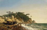 Andreas Achenbach Porto Venere am Ligurischen Meer oil painting picture wholesale